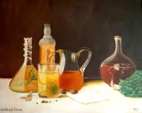 Glass still life