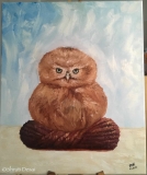 Owl on scarf